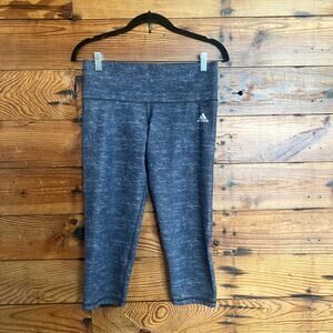Adidas grey capri climalite leggings medium